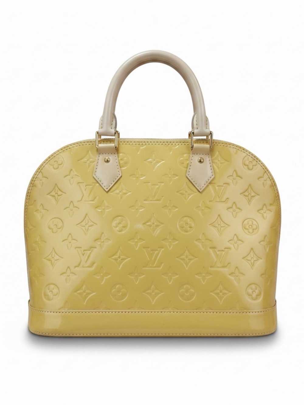 Louis Vuitton Vernis Alma PM, Yellow